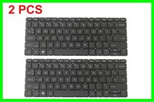 2pcs for HP EliteBook x360 830 G7, x360 830 G8 Notebook US Keyboard Not-backlit picture
