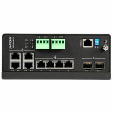 Lantronix Managed Hardened Multi-Gigabit Ethernet PoE++ Switch 10G Uplink picture