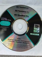 Sony SPVD-004 USB Driver CD MGI PhotoSuite 8.1 VideoWave III Windows Mac picture