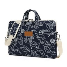 canvaslife Patten Waterproof Laptop Shoulder 15 inch/15.6 inch Blue Leaves picture
