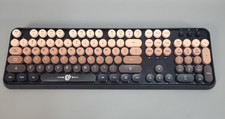 FOPETT Wireless Keyboard Full Size 2.4GHz PC Laptop Smart TV No Dongle Tested picture