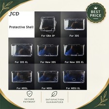 JCD Clear Crystal Hard Shell Case Cover for Nintendo GBA SP NDSL DSi 3DS XL picture
