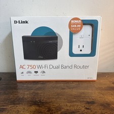D-Link AC750 Wi-Fi Dual Band Router Model: DKT-201L Brand New ~ Factory Sealed picture