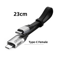 USB C 1 in 2 OTG Cable Support 10Gbps Data Transfer PD15W/65W Fast Charging picture