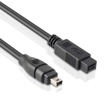 LBSC FireWire 800 to 400 9 Pin 4 Cable 6FT, DV 6 feet, Black  picture