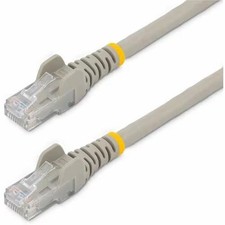 StarTech N6PATCH10GR10PK 10Pk 10Ft CAT6 Gigabit ETH Cable Snagless RJ45 Gray picture