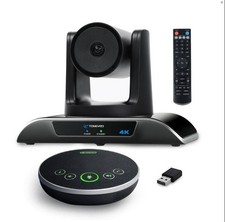 TONGVEO TV-B4K-M3B 4K AI Auto-Tracking PTZ Camera & Speakerphone System Open Box picture
