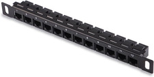 12 Port Patch Panel, 10Inch 0.5U CAT6 Network Patch Panel for Deskpi Rackmate T1 picture