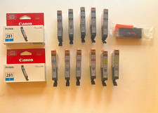 Canon Genuine CLI-281 Ink Cartridges BK C PB M Y for PIXMA Inkjet picture
