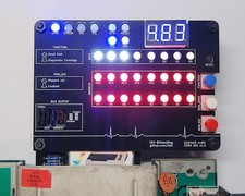 Commodore C64/C128 BlinkenDiag Ready Build 4in1 Diagnostic Red/White/Blue Colors picture