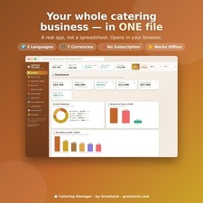 Catering Business Software Per Guest Pricing Profit Cost Calculator Event App picture