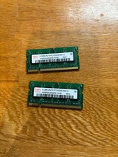 Lot of 2 Hynix 512MB DDR2 PC2-5300S 667MHz SO-DIMM Laptop RAM HYMP564S64BP6-Y5 picture