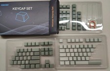 Womier Shine Through PBT Keycaps Only Cherry Profile 121 Keys,  Matcha Green picture