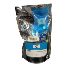 NEW Genuine Epson T46C2 Cyan Dye Sublimation Ink 1100ml F6370 F9470 F9470H picture