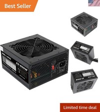 Compact 650W Non-Modular Power Supply with 120mm Silent Fan - Ideal for Desktops picture