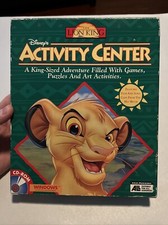 Disney's The Lion King: Activity Center PC MAC CD cartoon movie Big Box Game picture