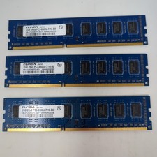 6GB (3x2GB) Elpida DDR3-1066 Desktop RAM Memory Kit PC3-8500U 2Rx8 picture