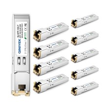 [10 Pack] 1.25/2.5/5/10G SFP+ to RJ45 Transceiver, 10Gbase-T SFP+ Ethernet Co... picture