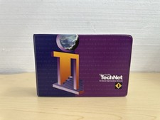 Vintage Microsoft Technet Purple 8”x5.5”x2” Binder w/ 6 Cds & 9 Cds Sleeves picture