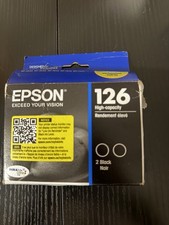 Epson T126120-D2 Black Printer Ink Cartridge - 2 Pieces picture