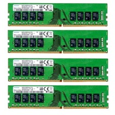 Samsung 64GB (4X16GB) DDR4 2133MHz PC4-17000 UDIMM Memory Ram M378A2K43BB1-CPB picture
