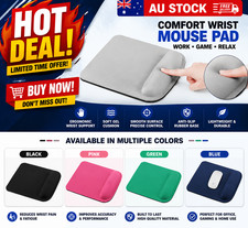 Comfort Wrist Protect Mouse Pad Mouse Mat Wrist Support For Gaming PC Laptop AU picture
