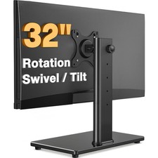 Single Monitor Stand VESA Mount for 13-32 Inch Screens, Free-Standing Monitor... picture