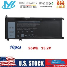 ✅Lot 10 33YDH Battery for Dell Latitude 3380 3480 3490 3580 3590 Inspiron 7577 picture