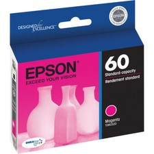 NEW Epson 60 T0603 Magenta Ink Cartridge T060320 Genuine picture