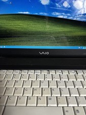 Vintage Sony VAIO Laptop Microsoft Windows XP 2001 #PCG-7M1L picture