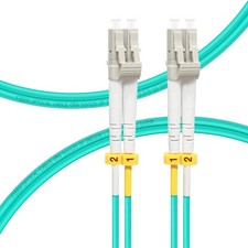 - OM4 Fiber Patch Cable, 0.5M/1.6ft LC to LC Multimode Duplex 50/125um LSZH 4... picture