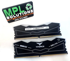 TEAMGROUP T-Force Delta RGB 32GB 2x16GB DDR5 Ram 6000MHz FF3D516G6000HC38JBK picture