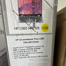 HP Chromebook Plus x360 14b-cd0133wm 14in FHD Touch Core i3 8GB 128GB SSD picture