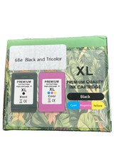68 Black Tri Color Ink Cartridge 68e Replacement 68 Series, Compatible hp 68XL picture