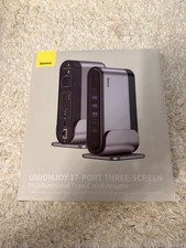 Baseus 17-in-1 Docking Station, Laptop Docking Station 3 Monitors 7 USB 1000mbps picture