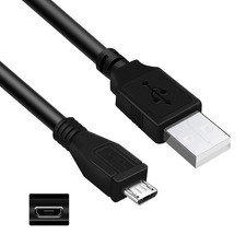 Inovat 3FT Replacement Micro USB 2.0 PC Computer Sync Data 3 feet, Black picture