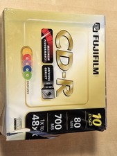Fujifilm CD-R 10 Discs  80 Minutes 700 MB 1x-48X | Factory Sealed picture