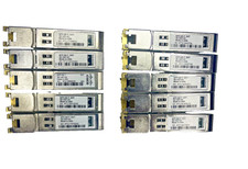 Lot of 10 GENUINE Cisco SFP-GE-T EXT 1000BASE-T RJ45 SFP Transceiver picture