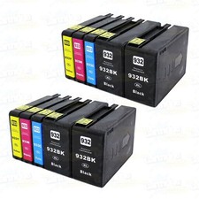 10PK HP 932XL 933XL Ink For HP Officejet 6100 6600 6700 7110 7510 7512 7610 7620 picture