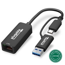 Plugable 2.5G USB-C and USB to Ethernet Adapter picture