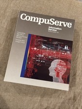 CompuServe Information Service User's Guide Hard Cover 1985 Vintage RARE picture