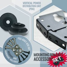 Vertical PDU Mounting (2) Brackets PDU-BRKT-870-SET (hardware+washers) picture