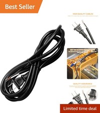 8FT 16/2 Power Cord Replacement for Power Tools – Durable & Reliable Black picture