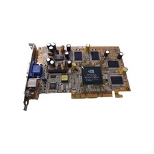 SALE ASUS AGP-V7700/32M (TVR) 32M DELUXE AGP VGA CARD NO FAN VGA SVID RCA MXB111 picture