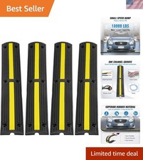 4 Pack Cable Protector Ramp 3.28 ft 1 Channel 18000 lbs/Axle Capacity picture