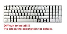 Original US Silver Backlit Keyboard for HP Envy 17m-cg Backlight picture