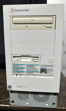 Vintage Packard Bell Legend 822CDT Tower PC Computer w/ Windows 95 WORKING, READ picture
