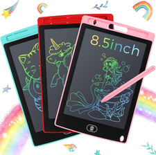 3 Pack LCD Writing Tablet for Kids 8.5 Inch Colorful Doodle Drawing picture