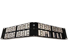CPPA-UDDM-M-2U-48 760207308 Angled CommScope Patch Panel + Mgnt Bar w/ 39 UNJ10G picture