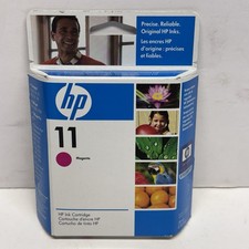 HP 11 Magenta Ink Cartridge c4837A 10/2009 picture